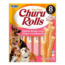 Churu Dog Rolls Receita de Frango com Salmão